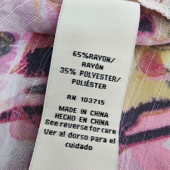 Zac & Rachel Top Womens Size 3X Blouse 3/4 Sleeve On Off Shoulder Romantic Fairy - Picture 11 of 13